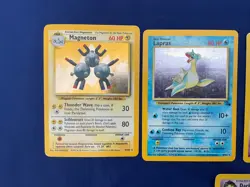 Pokemon halo trading cards X 5 Dark Hypno Lapras megneton,wobbuffet and Me.mime - Image 2