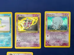 Pokemon halo trading cards X 5 Dark Hypno Lapras megneton,wobbuffet and Me.mime - Image 3