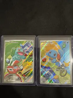 Pokemon TCG First Partner Illustration - Squirtle And Bulbasaur - Image 1