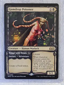 MTG Gumdrop Poisoner (Showcase) #280 Wilds of Eldraine Magic Gathering Rare NM - Image 5