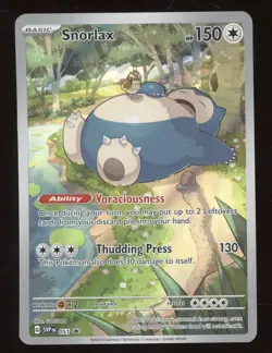 2023 Pokemon Scarlet & Violet Black Star Promos Snorlax #051 - Image 1