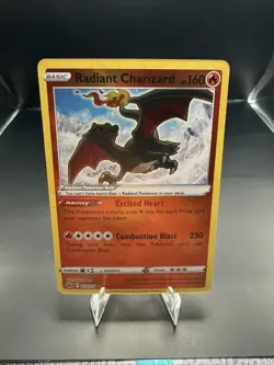 Pokemon TCG Radiant Charizard Crown Zenith 020/159 Holo Radiant Rare A - Image 1