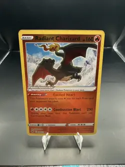 Pokemon TCG Radiant Charizard Crown Zenith 020/159 Holo Radiant Rare A - Image 2