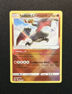 Radiant Charizard 020/159 Radiant Rare Holo (2023) Crown Zenith Pokemon TCG - Image 1