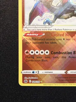 Radiant Charizard 020/159 Radiant Rare Holo (2023) Crown Zenith Pokemon TCG - Image 5