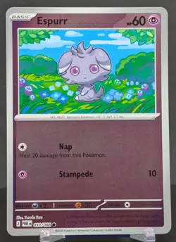Pokemon Espurr #033/088 English POR Perfect Order Reverse Holo - Image 1