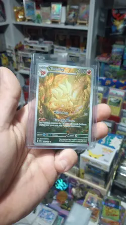 Pokemon TCG Ninetales 199/197 Obsidian Flames Full Art Illustration Secret Rare! - Image 1