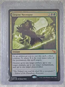MTG Urgent Necropsy #240 Murders at Karlov Manor Magic Card Mythic NM - Image 5