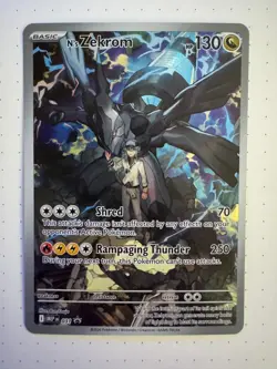 N’s Zekrom #31 Pokemon Black Star Promo Team Plasma Holo NM – Volume Discount - Image 1