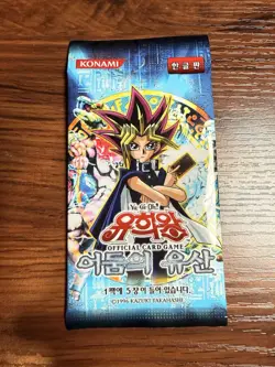 Yugioh - Legacy of Darkness Sealed Booster Pack Korean LOD OCG - Free Holo Card - Image 1