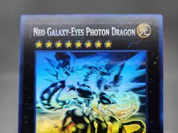 YuGiOh Neo Galaxy-Eyes Photon Dragon GAOV-EN041 1st Edition Ghost Rare MP - Image 4