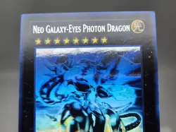YuGiOh Neo Galaxy-Eyes Photon Dragon GAOV-EN041 1st Edition Ghost Rare MP - Image 5