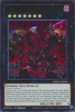 Yugioh! The Undying Legion - MZMU-EN006 - Ultra Rare - 1st Edition Near Mint, En - Image 1