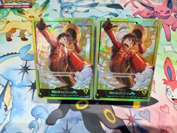 2x - One Piece Monkey.D.Luffy Leader ST29-001 Starter Deck English Deck SEALED - Image 1