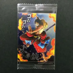S5257 Monkey D. Luffy 7-01 Japanese One Piece Wafer Card Sealed YF21 - Image 1