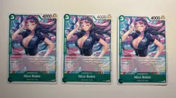 One Piece TCG Nico Robin Heroine Cup Promo P-111 Lot 3 NM CGC - Image 1