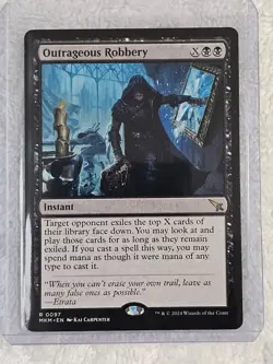 MTG Outrageous Robbery #97 Murders at Karlov Manor Magic Card Rare NM - Image 5