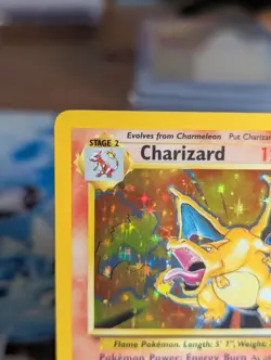 1999 Pokemon Base Set Unlimited #4 Charizard-Holo SUPER CLEAN NM 🔥 - Image 2