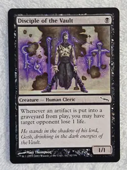 MTG Disciple of the Vault - Mirrodin (MRD) #62 Magic the Gathering Card NM - Image 2