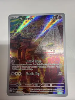 Pokemon Drowzee TCG Scarlet & Violet Base Set Holo Card 210/198 - Image 1
