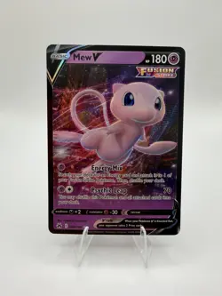 Pokemon Mew V 060/159 & 113/264 Fusion Strike Foil Lot – 2 Cards NM - Image 3