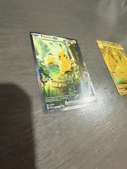 Pokemon Pikachu EX Holo Thunderbolt 200 HP Card 276/217 ASC Set English - Image 2