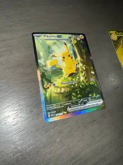 Pokemon Pikachu EX Holo Thunderbolt 200 HP Card 276/217 ASC Set English - Image 3