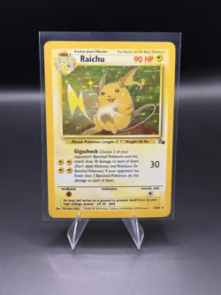 Raichu (14) - Fossil (FO) - Unlimited - Lightly Played (LP) - Pokemon Card - Image 1