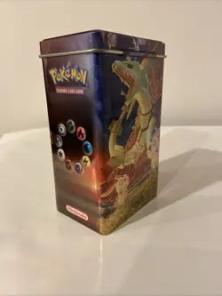 2004 Pokemon EX | Rayquaza (EMPTY) Metal Tin Plusle Minun TCG Card Emerald VTG - Image 2