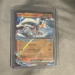 Pokemon Reshiram GX Full Art Holo Double Rare 030/159 220 HP JIG Set Card - Image 1