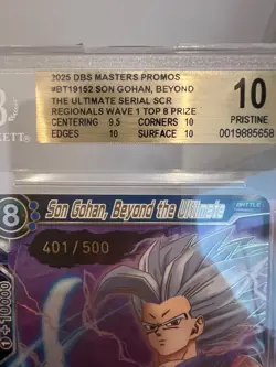 card dragon ball card game-Son Gohan, Beyond the Ultimate bt19-152 scr- BGS 10 - Image 2