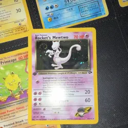 Pokemon Rocket's Mewtwo Best of Promo Reverse Holo 008/009 70 HP English Card - Image 2
