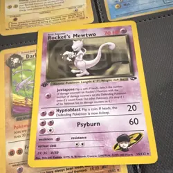 Pokemon Rocket's Mewtwo Best of Promo Reverse Holo 008/009 70 HP English Card - Image 5