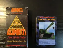 Illuminati New World Order Card Game Limited Edition Starter Set MINT 55 Cards - Image 1