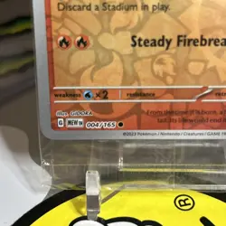 Pokemon Charmander Reverse Holo Card 004/165 GameStop Exclusive Sealed Promo - Image 4