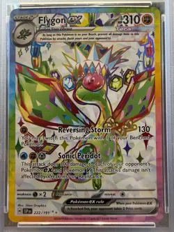 Pokemon TCG Flygon EX Holo Ultra Rare Card 222/191 Sv08: Surging Sparks PSA 10 - Image 5