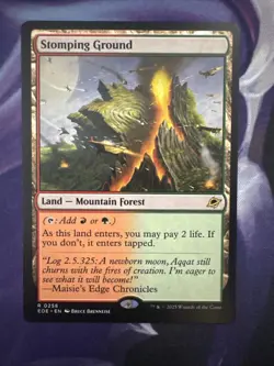 MTG Stomping Ground Edge of Eternities Regular (NM) - EOE 0258 - Image 1