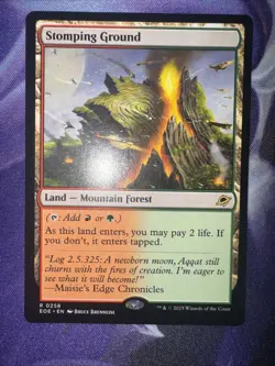 MTG Stomping Ground Edge of Eternities Regular (NM) - EOE 0258 - Image 2