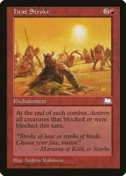 Weatherlight Heat Stroke MTG Magic the Gathering NM - Image 1