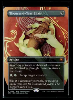 MTG FOIL Thousand-Year Elixir Borderless - Special Guests #148 NM - Image 1