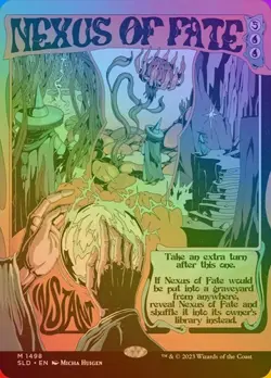 Nexus of Fate - Rainbow Foil Extended Art Secret Lair NM MTG - Image 1