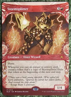 ✨Stormsplitter✨ MTG | Bloomburrow | Showcase | NM/M | M 0319 - Image 1