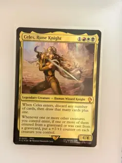 Celes, Rune Knight - 1 - NM Foil - Commander: FINAL FANTASY - MTG - Image 1