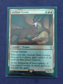 Hellkite Tyrant (Surge Foil) #295 (NM) Final Fantasy FIC Magic MTG - Image 1
