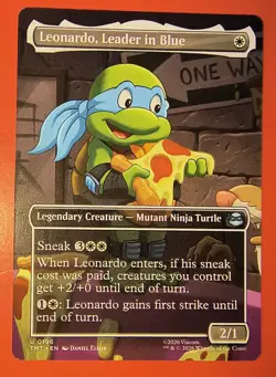 MTG, LEONARDO,LEADER IN BLUE, UNCOMMON, 0196, NM, TMT, REGULAR FINISH - Image 1