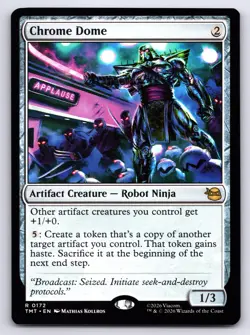 MTG Chrome Dome Normal R Teenage Mutant Ninja Turtles TMT 172 NM Magic - Image 1