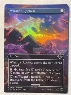 Wizard's Rockets-Tales Of Middle-Earth Promos-Borderless-Foil-400 - Image 1