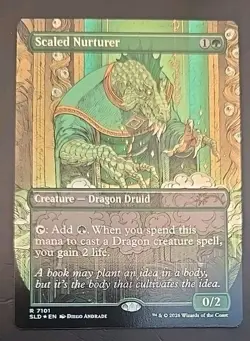 Scaled Nurturer Secret Lair Drop MTG Foil Near Mint - Image 1