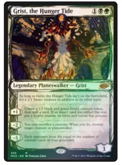 Grist, The Hunger Tide Showcase Foil + 10 Random Rares MTG Magic The Gathering - Image 1
