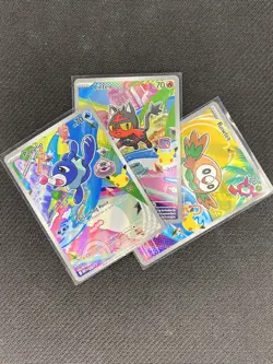Pokemon First Partner, Illustration Collection Series1 Alolan Starters Promo Set - Image 1